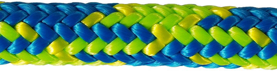 6300LB ALL GEAR 3/8" X 28" EYE TO EYE FRICTION PRUSIK DOUBLE BRAID POLY ANSI 